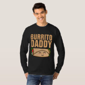 BURRITO PAPA MANNEN T-SHIRTS (Voorkant volledig)