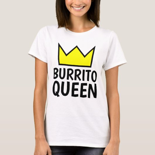 BURRITO QUEEN T-shirts (Voorkant)