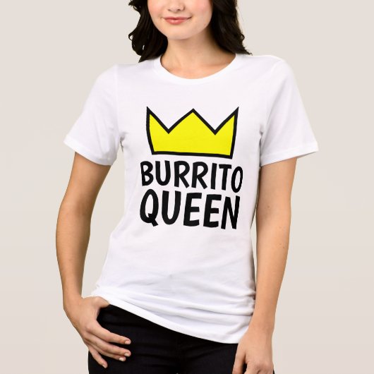 BURRITO QUEEN T-shirts (Voorkant)