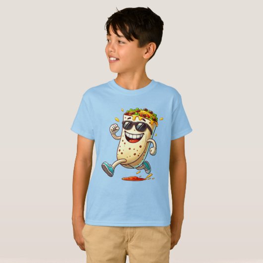 Burrito Run T-shirt (Voorkant volledig)