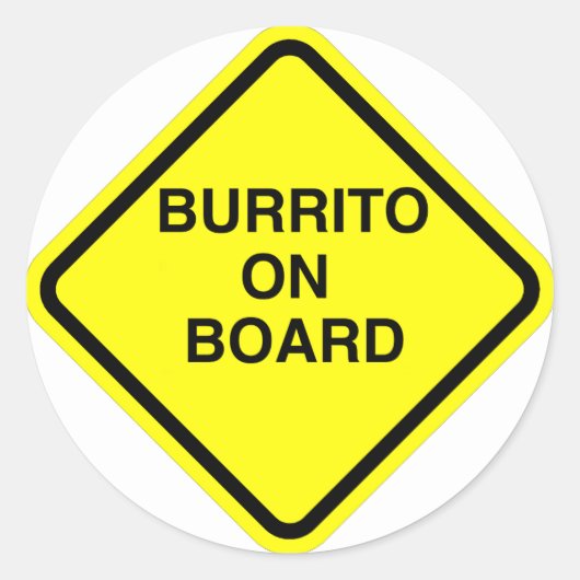 Burrito Sticker (Voorkant)