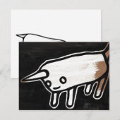 burrito unicorn ! briefkaart (Voorkant / Achterkant)