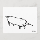 burrito unicorn ! briefkaart (Achterkant)