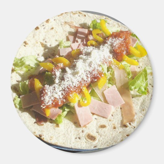 Burrito Wrap Koelkast Magnet (Voorkant)