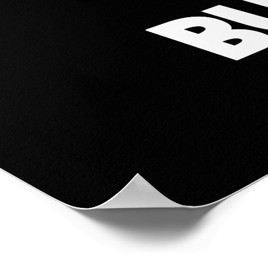 Burritoes Funny Burrito Pun Dark BG Poster (Hoek)