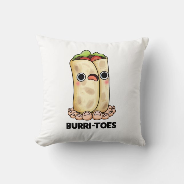 Burritoes Funny Burrito Pun Kussen (Voorkant)