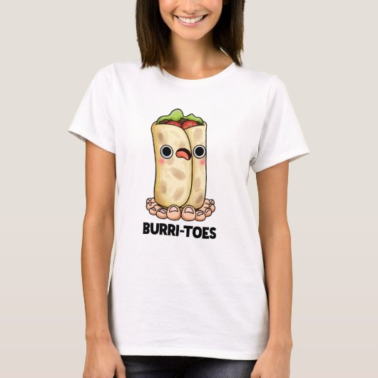 Burritoes Funny Burrito Pun T-shirt (Voorkant)