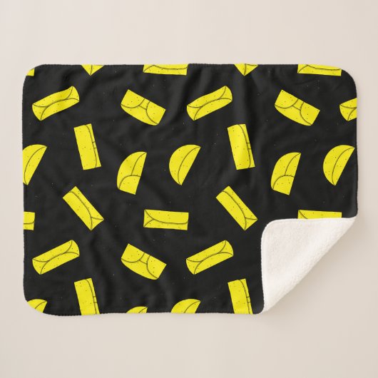 Burritos, Enchiladas and Fajitas Fun Sherpa Deken (Voorkant (horizontaal))