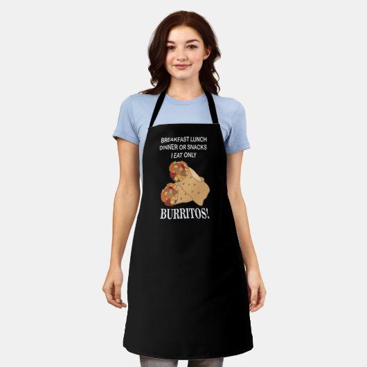 Burritos Grappig Schort (Gedragen)