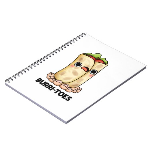 Burrito's Grappige Burrito  Pun  Notitieboek (Linkerzijde)