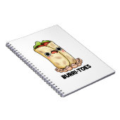 Burrito's Grappige Burrito Woordgrap Notitieboek (Rechterzijde)