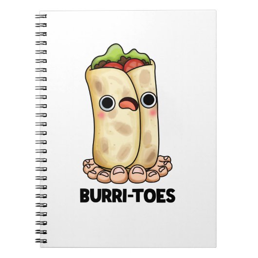 Burrito's Grappige Burrito Woordgrap Notitieboek (Voorkant)