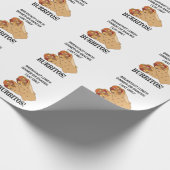 Burrito's Ik eet alleen burrito Cadeaupapier (Hoek)