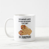 Burrito's Ik eet alleen burrito Koffiemok (Links)