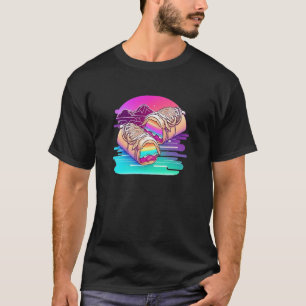 Burritos Met een futuristische vibe voor een moder T-shirt