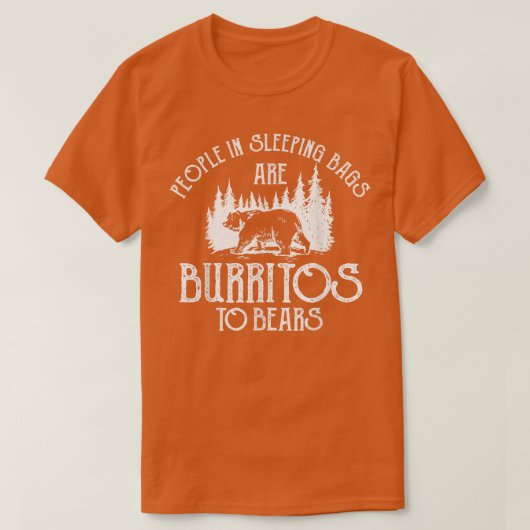 Burritos Mexican Food Awareness of Wilde Beren T-shirt (Design voorkant)