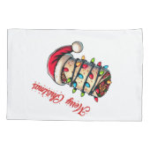Burritos Mexican Food Christmas Pet Xmas Kussensloop (Achterkant)