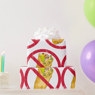 Burrito's mogen geen humoristisch voedselverbod te cadeaupapier