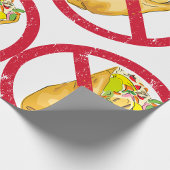 Burrito's mogen geen humoristisch voedselverbod te cadeaupapier