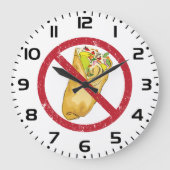 Burrito's mogen geen humoristisch voedselverbod te grote klok (Voorkant)
