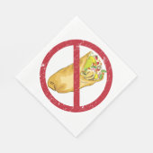 Burrito's mogen geen humoristisch voedselverbod te servet (Hoek)