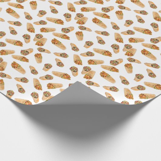 Burritos patroon cadeaupapier (Hoek)