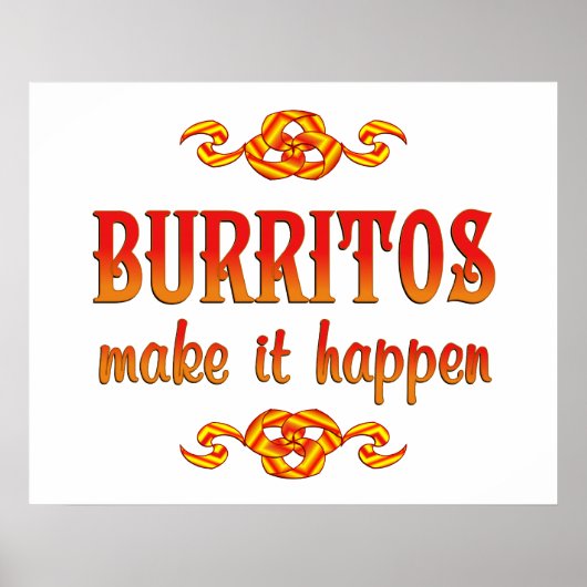 Burritos Poster (Voorkant)