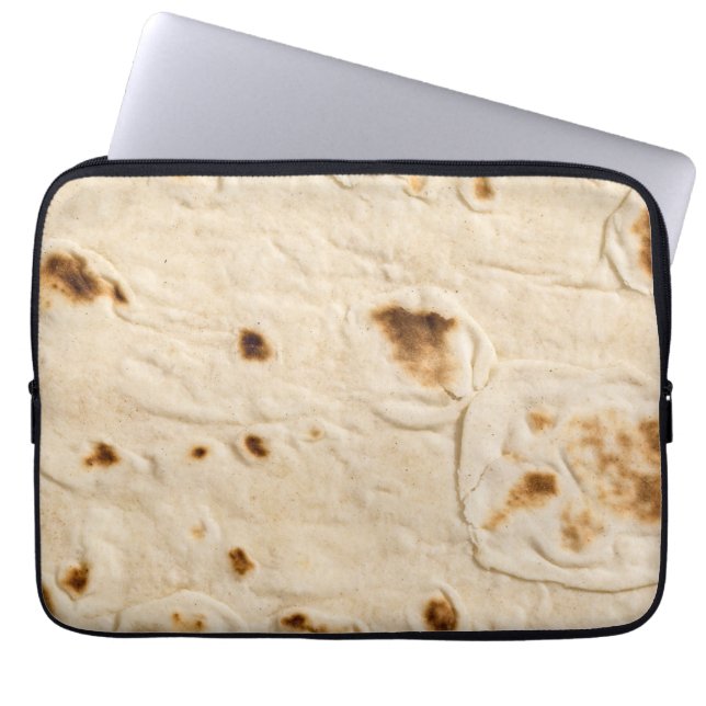 Burritos, reuzentortilla laptop sleeve (Voorkant)
