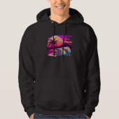 Burritos Synthwave 80s Retrowave Aesthetic Hoodie (Voorkant)