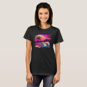 Burritos Synthwave 80s Retrowave Aesthetic T-shirt (Voorkant volledig)