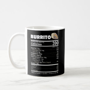 Burritos Voedingsfeiten Grappig Mexicaans Eten Bur Koffiemok