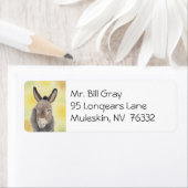 Burro-adreslabel Etiket (Insitu)