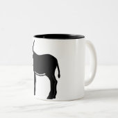Burro Catala - Tassa Tweekleurige Koffiemok (Voorkant rechts)