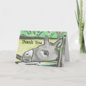 Burro Dank u Afstuderen Verjaardag Kaart (Voorkant)