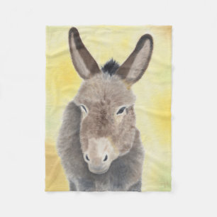 Burro fleece deken