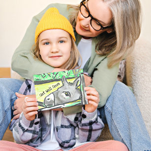 Burro Get Well Soon Card Kaart