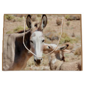Burro Love Gift Bag Groot Cadeauzakje (Voorkant)