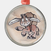 Burro Metalen Ornament (Voorkant)