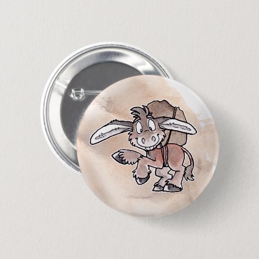 Burro Ronde Button 5,7 Cm (Voorkant /achterkant)