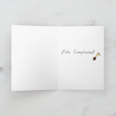 Burro Tarjeta DE Cumpleaños Kaart (Binnen)