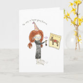 Burro Tarjeta DE Cumpleaños Kaart (Gele Bloem)