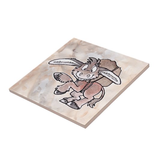 Burro Tegeltje (Zijkant)