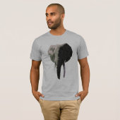 Burroughs gestileerde olifant - Unisex T-shirt (Voorkant volledig)