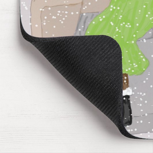 Burrrr Mousepad Hand Drawn Muismat (Hoek)