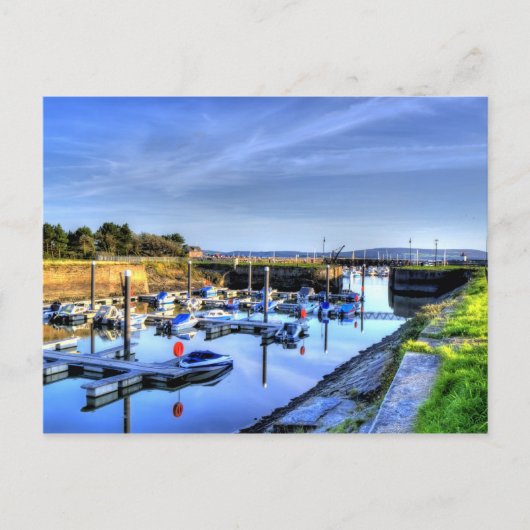 Burry Port Inner Harbour Briefkaart (Voorkant)