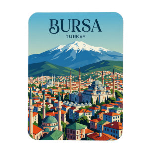 Bursa Skyline Turkije Magneet