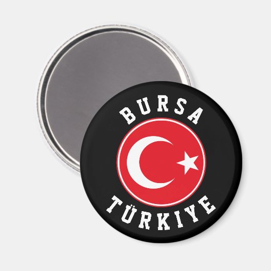 Bursa, Turkije Magneet (Voorkant / Achterkant)