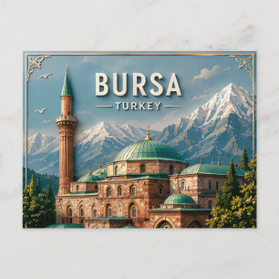 Bursa Turkije Ottomaanse Stad Uludag Cultureel Rei Briefkaart