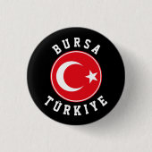 Bursa, Turkije Ronde Button 3,2 Cm (Voorkant)