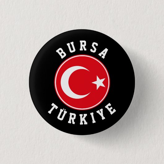 Bursa, Turkije Ronde Button 3,2 Cm (Voorkant)